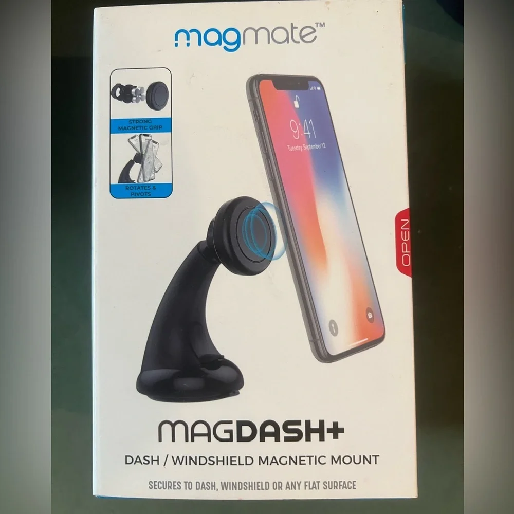 2x pack new - Black MAGSAFE Magnetic Phone Mount for Vehicles NEW
